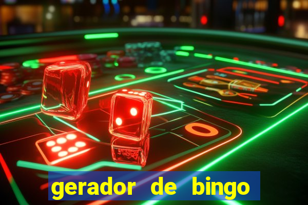 gerador de bingo de palavras